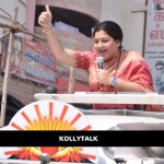 Kushboo Campaigns for DMK at Madurai Still