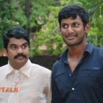 Vishal, Rk at Avan Ivan Press Show Stills